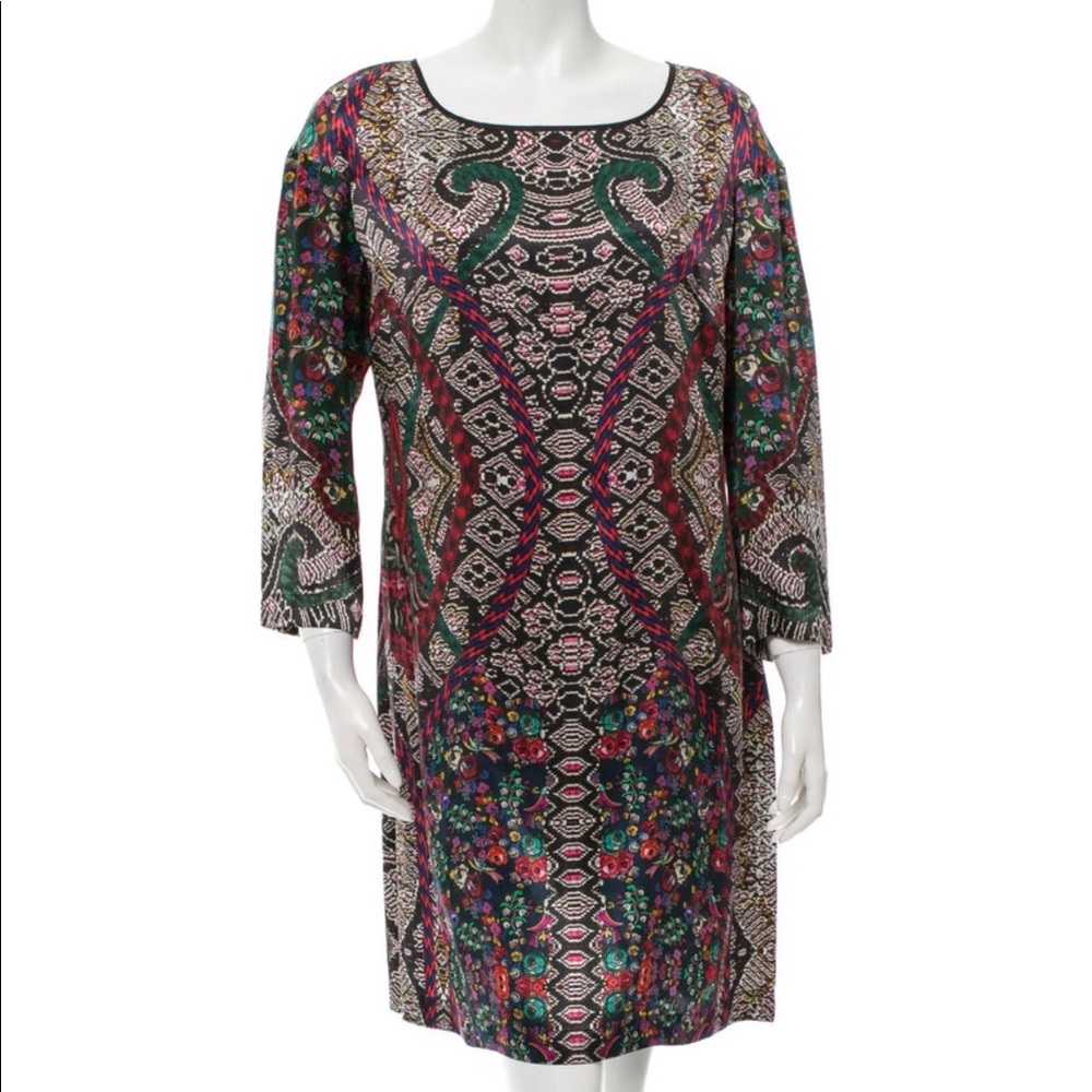 Just Cavalli silk printed dress